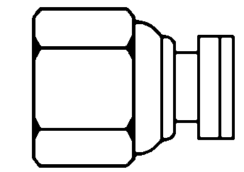 Tompkins Industries 3406-08 41641 BSPP Cap Steel